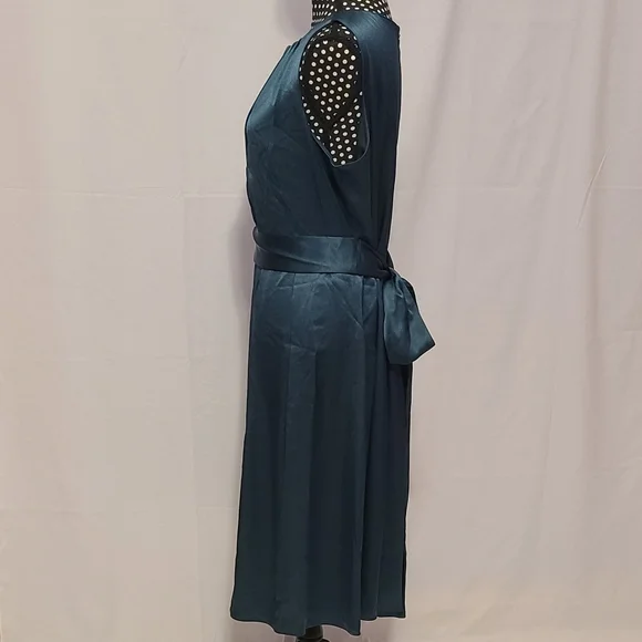 Talbots Dark Turquoise Dress - Picture 7 of 10